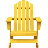 Maison Exclusive - Adirondack-schaukelstuhl Massivholz Tanne Gelb