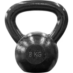 Kettlebell - 8 kg - Gusseisen schwarz 8kg