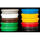 Alco Alco, Magnet, Magnete farbig sortiert (10 Stück)