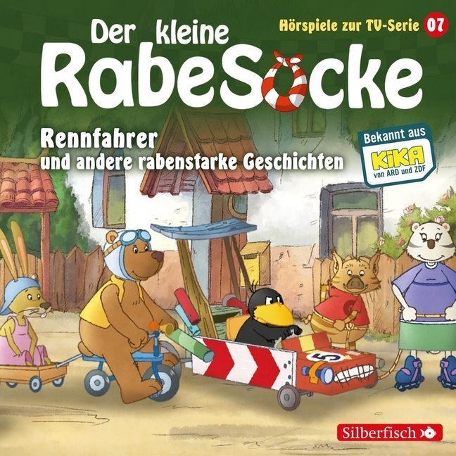 Der Kleine Rabe Socke - Rennfahrer Und Andere Rabenstarke Geschichten (Folge 07) - Katja Grübel  Jan Strathmann (Hörbuch)