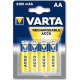 Varta Basic Line Akkus, AA, 2100 mAh, 4 Stück