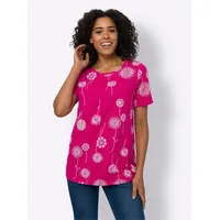Sieh an! Longshirt in pink-weiß-bedruckt | Gr.: 40