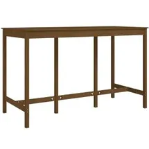 vidaXL Bartisch 180 x 110 x 80 cm Honigbraun