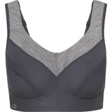 Anita Damen PanAlp Merino Wolle Sport BH (Größe 80F, grau)