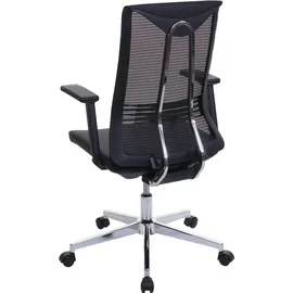 Mendler Bürostuhl HWC-J53, Drehstuhl Schreibtischstuhl, ergonomisch Kunstleder schwarz