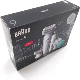 Braun Silk-épil 9 SkinSpa 9-381 Weiß/Silber