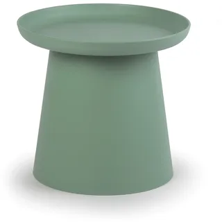Kunststoff-Kaffeetisch FUNGO, Durchmesser 500 mm, grün