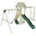 OUTDOORTOYS Spielturm Örebro mit Babyschaukel Dunkelgrün