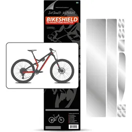 bikeshield protection Rahmenschutzfolie Fullpack regular glänzend schwarz