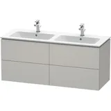 Duravit L-Cube Waschtischunterschrank 4 Schubkästen, wandhängend Betongrau Matt