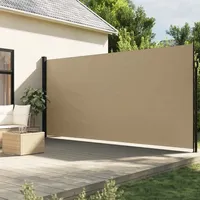 VidaXL Seitenmarkise, Ausziehbar, Windschutz Sonnenschutz für Garten Balkon Terrasse,