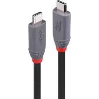 Lindy 36958 USB Kabel 2 m USB4 Gen 3x2 USB C Schwarz