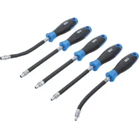 BGS Flexibler Schraubendreher-Satz mit Rundgriff E-Profil E4 - E8