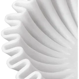 demotex gmbh Casa Padrino Luxus Deko Marmor Schüssel Weiß Ø 30 x H. 10 cm - Deko Schale - Runde Obstschale - Esstisch Deko - Deko Accessoires - Luxus Accesso... - Weiß