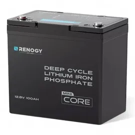 Renogy 12V 100Ah LiFePO4 Batterie 1,2 kWh