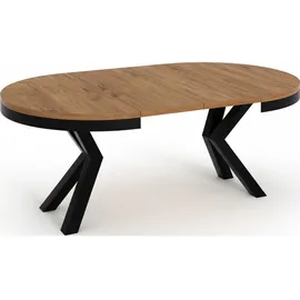 WFL GROUP Lancelot Ø 120 cm braun