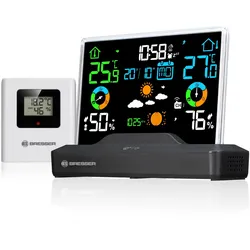 BRESSER Funk-Farbwetterstation mit rahmenlosem Display