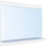 [en.casa] Badezimmerspiegel Krildihana 60x50x12 cm Weiß