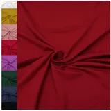 MAGAM-Stoffe Stoff "Finn", Jersey uni einfarbig ÖKO-TEX Meterware 50cm rot
