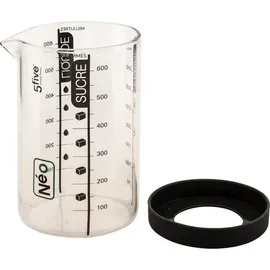 Atmosphera 5five - messbecher 0,6l "silitop" schwarz