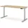 Assmann Electronic Schreibtisch Y-Line Eiche Natura / Silber