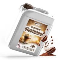 Bioethanol 96,6% 20L | Bio Alkohol Kaffeeduft 96,6% 20L | Bioethanol für Kamin, Tischkamin, Bioethanol Kamin | Bioethanol Kaffeeduft | Saubere Ver...