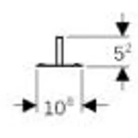 Geberit Montageelement für Walk-In Duschwand für Metallständerwände, 154.281.00.1