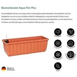 Dehner Aqua-Flor Plus 58,5 x 22 x 19 cm Terracotta