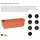 Dehner Aqua-Flor Plus 58,5 x 22 x 19 cm Terracotta