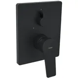 Hansa Twist Einhandwannenmischer Schwarz Matt