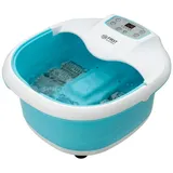 First Austria TZS First Austria - Fußsprudelbad Fußmassagegerät 450W mit 3 Programmen & 6 Massagerollen - Fußbad mit Vibrations- & Luftblasenmassage, Infrarot- & Heizfunktion - Elektrische Fußbadewanne mit Timer