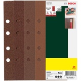 Bosch DIY Schwingschleifblatt-Set 93x230mm K60/80/120/240, 25er-Pack (2607019499)