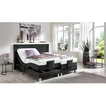 Westfalia Schlafkomfort Boxbett 194 x 214 cm Schwarz