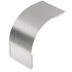 OBO 7130953 Deckel für Vertikalbogen 90° fallend B150mm, A2, 1.4301, 2B