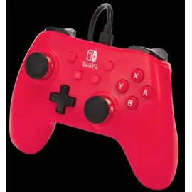 Nintendo Switch Wired Controller Raspberry Red Power A - Multicolor