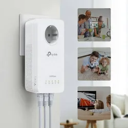 TP-LINK AV1300-AC1200-Gigabit-WLAN-Powerline-KIT Powerline WLAN Starter Kit TL-WPA8631P KIT 1300 MBi