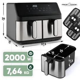 Proficook PC-FR 1296 H Edelstahl