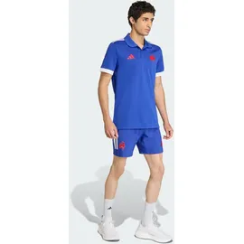 adidas Frankreich Poloshirt 2024 Blau Herren Gr. XXL