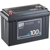 Ective LC 100L LT 12V LiFePO4 Lithium Versorgungsbatterie 100 Ah