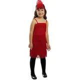 Funidelia | Charleston Kostüm rot für Mädchen Größe 3-4 Jahre 20er Jahre, Kabarett, Gangster, Jahrzehnte - Farben: Bunt, Zubehör für Kostüm - Lustige Kostüme für deine Partys