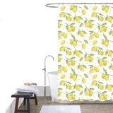 MOKEKA Duschvorhang für Badewanne 200 x 240 cm, EVA-Vorhänge, schimmelfest, mit 12 Ringen (200 x 240 cm, MO-16343)