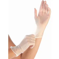 Hygonorm® Vinylhandschuhe Ideal Fit, puderfrei, transparent 26952 , 1 Karton = 10 Packungen à 100 Stück, Größe M