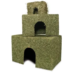 JR FARM Nager Heu-Haus Kleintiersnack / Zubehör Groß (ca. 500g)