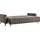 exxpo - sofa fashion Schlafcouch Mikrovelours 3-Sitzer Braun