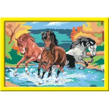Ravensburger Malen-nach-Zahlen Stolze Wildpferde
