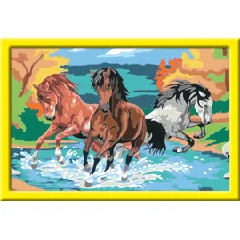 Ravensburger Malen-nach-Zahlen Stolze Wildpferde