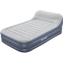 BESTWAY Tritech Doppelluftbett SleekFlowTM mit Kopfteil & integrierter Elektropumpe 226 x 152 x 84 cm