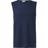 s.Oliver Jersey-Tanktop mit Rippstruktur - blau - L