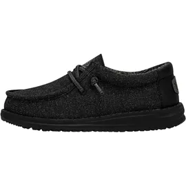 HEYDUDE Wally Youth Basic Kinder Schwarz 32