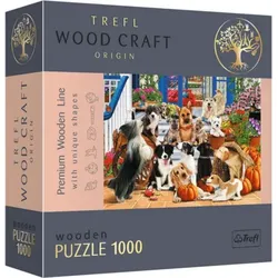 TREFL 20149 Puzzle 1000 Teile Holz - Hundefreundschaft